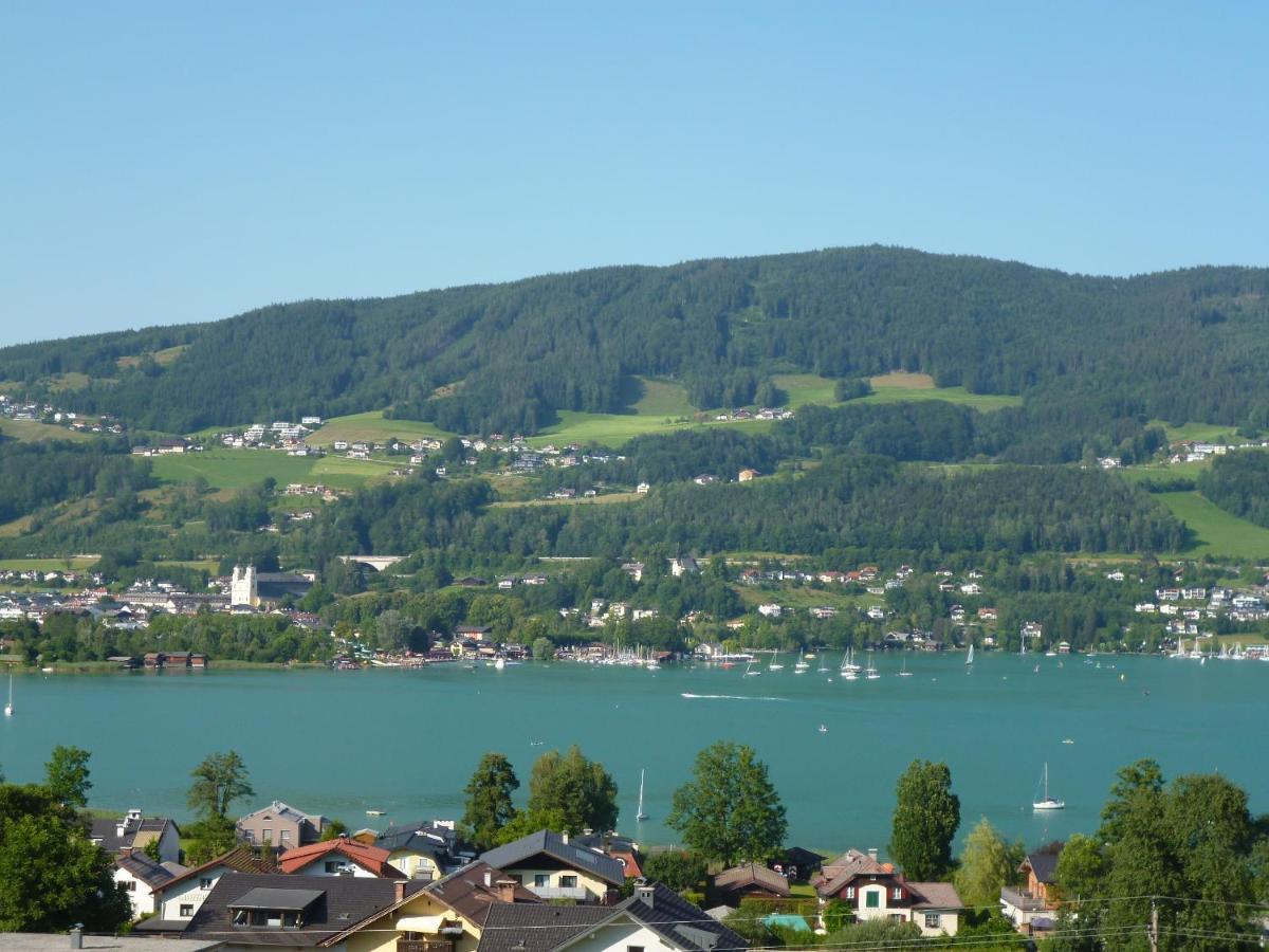 Ferienwohnung Schwarzindien Mondsee Eksteriør billede
