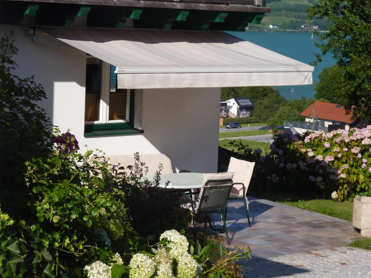 Ferienwohnung Schwarzindien Mondsee Eksteriør billede